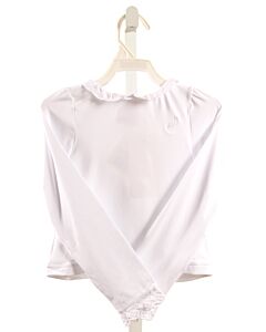 THE BEAUFORT BONNET COMPANY  WHITE    RASH GUARD WITH EYELET TRIM