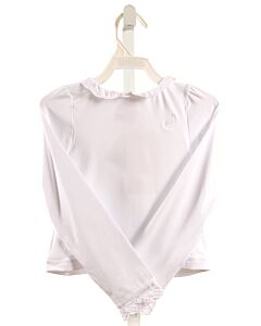 THE BEAUFORT BONNET COMPANY  WHITE    RASH GUARD WITH EYELET TRIM