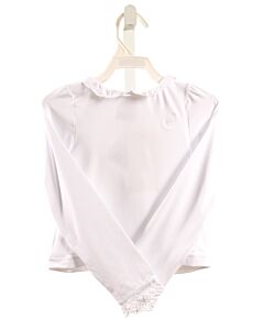 THE BEAUFORT BONNET COMPANY  WHITE    RASH GUARD WITH EYELET TRIM