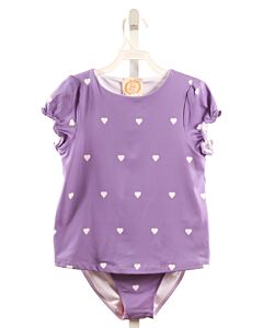 THE BEAUFORT BONNET COMPANY  PURPLE   PRINTED DESIGN 2-PIECE SWIMSUIT