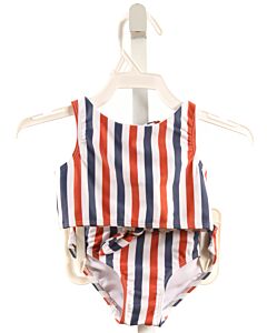 MINNOW  RED  STRIPED  2-PIECE SWIMSUIT