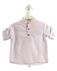 BEATRICE & BEE  BLUE  STRIPED  DRESS SHIRT