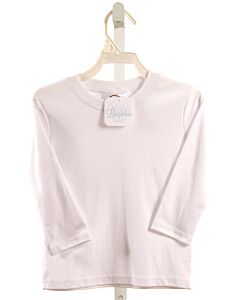 BLANKE BOUTIQUE  WHITE    KNIT LS SHIRT