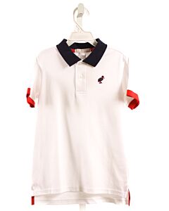 THE BEAUFORT BONNET COMPANY  WHITE    KNIT SS SHIRT