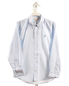 THE BEAUFORT BONNET COMPANY  BLUE  GINGHAM  DRESS SHIRT