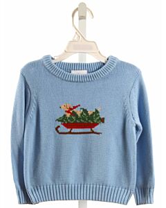 LITTLE ENGLISH  BLUE    SWEATER