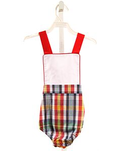 THE BEAUFORT BONNET COMPANY  RED  PLAID  BUBBLE
