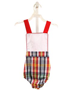 THE BEAUFORT BONNET COMPANY  RED  PLAID  BUBBLE