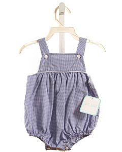 PETIT BEBE  BLUE  GINGHAM  BUBBLE