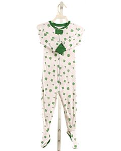 THE BEAUFORT BONNET COMPANY  GREEN KNIT  PRINTED DESIGN LOUNGEWEAR