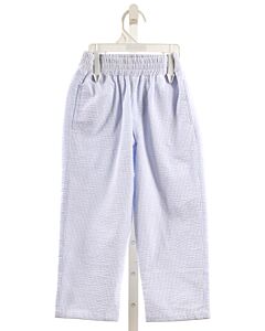 THE BEAUFORT BONNET COMPANY  BLUE SEERSUCKER STRIPED  PANTS