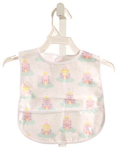 3 MARTHAS  WHITE   PRINTED DESIGN BIB