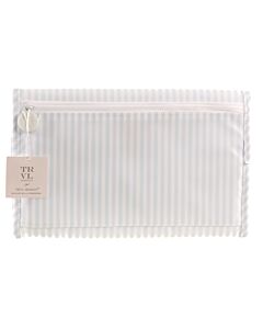 TRVAL DESIGN  BLUE  STRIPED  BAG