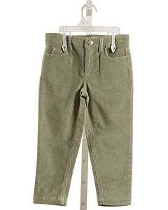 PETITE LUCETTE  GREEN CORDUROY   PANTS