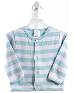 HANNA ANDERSSON  BLUE  STRIPED  CARDIGAN