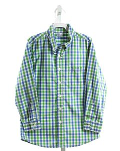 ORIENT EXPRESSED  GREEN  PLAID  DRESS SHIRT