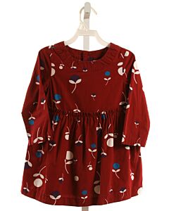 HANNA ANDERSSON  MAROON  FLORAL  DRESS