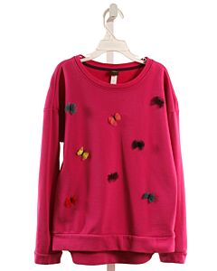 TEA  HOT PINK    PULLOVER WITH TULLE