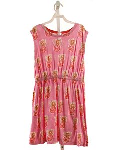 PINK CHICKEN  HOT PINK    KNIT DRESS