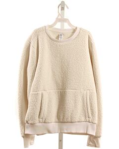 ATHLETA GIRL  WHITE FLEECE   PULLOVER