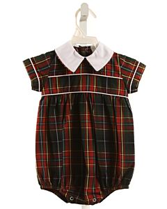 THE PROPER PEONY  RED  PLAID  BUBBLE