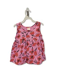 HANNA ANDERSSON  RED  FLORAL  KNIT TANK