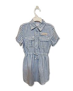 MAGELLAN  BLUE  GINGHAM  DRESS