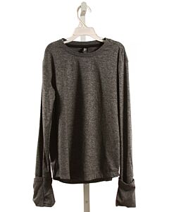 ATHLETA GIRL  GRAY KNIT   SHIRT-LS