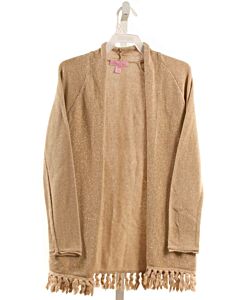 LILLY PULITZER  GOLD    CARDIGAN