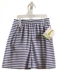 ZUCCINI  BLUE  STRIPED  SHORTS