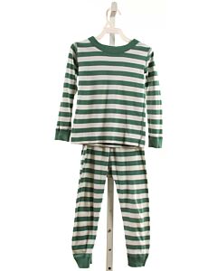 HANNA ANDERSSON  GREEN  STRIPED  LOUNGEWEAR