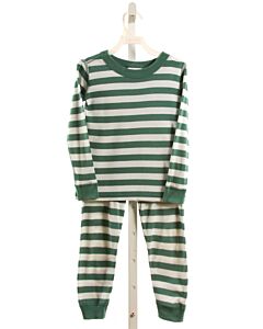 HANNA ANDERSSON  GREEN  STRIPED  LOUNGEWEAR