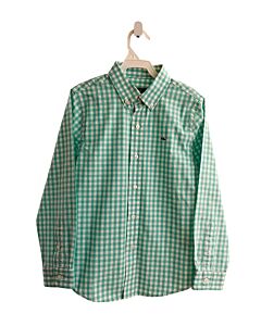 VINEYARD VINES  MINT  GINGHAM  DRESS SHIRT