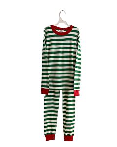 HANNA ANDERSSON  GREEN  STRIPED  LOUNGEWEAR
