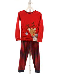 JOJO MAMAN BEBE  RED   APPLIQUED LOUNGEWEAR