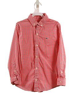 VINEYARD VINES  RED  GINGHAM  DRESS SHIRT