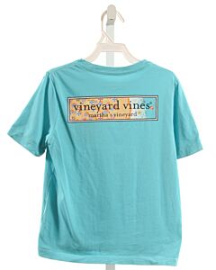 VINEYARD VINES  AQUA  PRINT  T-SHIRT