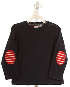 JOJO MAMAN BEBE  NAVY    KNIT LS SHIRT