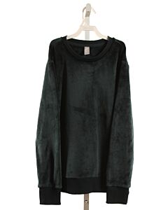 ATHLETA GIRL  FOREST GREEN VELOUR   PULLOVER