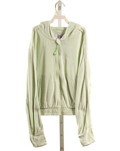 ATHLETA GIRL  GREEN TERRY CLOTH   CARDIGAN