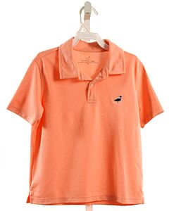 PROPERLY TIED  ORANGE PIQUE   KNIT SS SHIRT