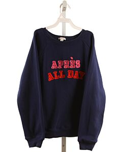 CREWCUTS NAVY APPLIQUED PULLOVER