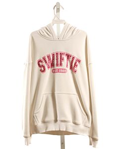 LOLA + THE BOYS  WHITE   APPLIQUED PULLOVER