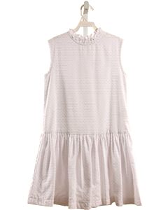 HANNAH KATE  WHITE  SWISS DOT  DRESS