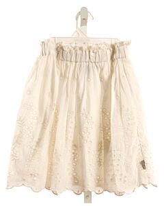 CREAMIE WHITE EYELET SKIRT