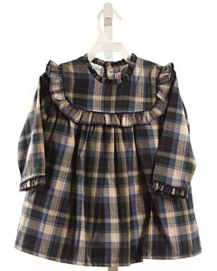 LA COQUETA  BLUE  PLAID  DRESS