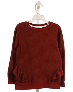 MILES  MAROON    PULLOVER WITH RUFFLE