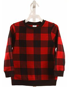 PEYTON & PARKER  RED  CHECK  PULLOVER
