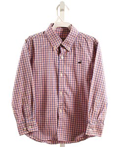 PROPERLY TIED  BLUE  PLAID  DRESS SHIRT