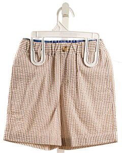 J. BAILEY  BROWN SEERSUCKER   SHORTS